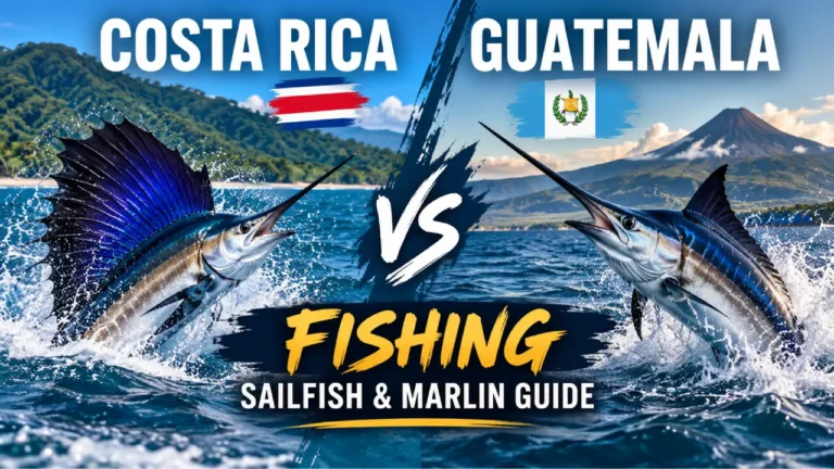 Costa Rica vs Guatemala fishing for sailfish and marlin